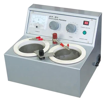 Электролитический полировщик AX-D1 для горячей зуботехнической лаборатории, оборудование для изготовления гипсовых моделей, две водяные ванны