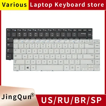 Клавиатура ноутбука Заменить для Samsung NP-370R4E 450R4V 470R4E 450R4Q 455R4J 530U4E 450R4E Американский Английский Черный Белый