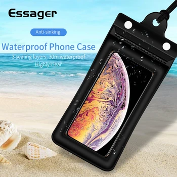 Водонепроницаемый чехол Essager для iPhone 15 14 11 Pro Xs Max 2023, новый защитный чехол для телефона Xiaomi, водонепроницаемая крышка для плавания