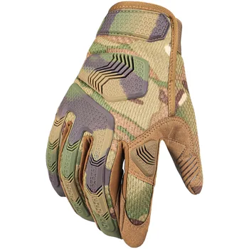 Новые Тактические перчатки Airsoft Military Combat Рабочая Стрельба Охота Перчатки с полным пальцем для вождения в пейнтболе Резиновое Защитное снаряжение