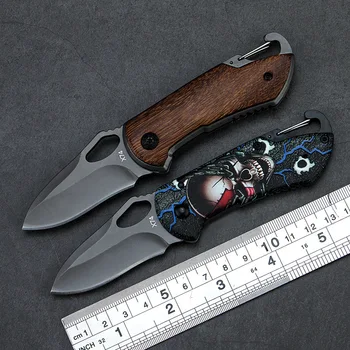 Складной нож из нержавеющей стали, открытый Портативный тактический Походный Мини-нож, бытовой для ежедневного использования, Острый фруктовый нож высокой твердости
