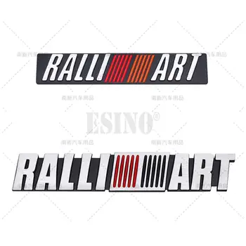 Стайлинг Автомобиля 3D Металлическая Эмблема Из Алюминиевого Сплава Значок Кузова Автомобиля Наклейка Термоаппликации Автоаксессуар для Mitsubishi Ralliart Ralli Art