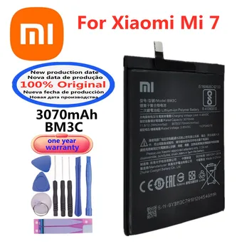 Новый 100% Оригинальный Xiaomi 3170mAh BM3C Аккумулятор Для Xiaomi 7 Mi 7 Mi7 Высококачественная Замена Мобильного Телефона Bateria