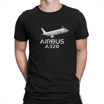 Футболка в стиле хип-хоп A320, повседневная футболка гражданской авиации Airbus, горячая распродажа, футболка для взрослых
