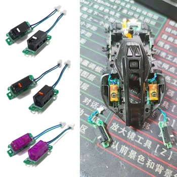2 шт./пара, деталь для ремонта мыши D2F-F-3-7, Микропереключатели мыши для G900 G903, кабель для платы кнопок мыши