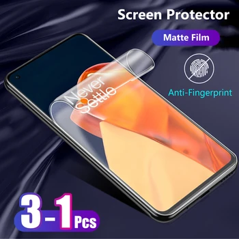 Для OnePlus 9 Pro 9R OnePlus9 Pro 1 + 9 5G Полное Покрытие Матовая Настоящая Мягкая Гидрогелевая Пленка Без Отпечатков Пальцев Матовая Игровая Защита Экрана