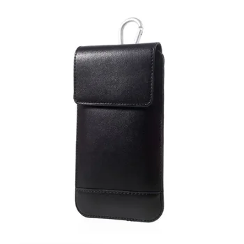 для Iphone 14 Pro Max (2022) Чехол для ремня с вертикальным двойным карманом-черный