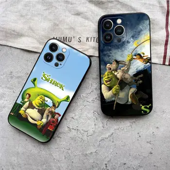 Чехол для телефона Shrek для Iphone 15 14 13 Mini 11 12 Pro Max Xr X Xs 7 8 Plus, противоударная задняя крышка