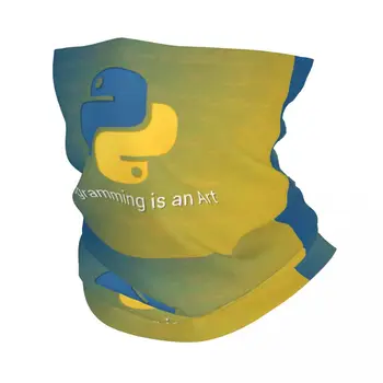 Программист Компьютерный разработчик Python Бандана на шею Гетра Ветрозащитный шарф для лица Чехол Программист-программист Повязка на голову Трубка Балаклава