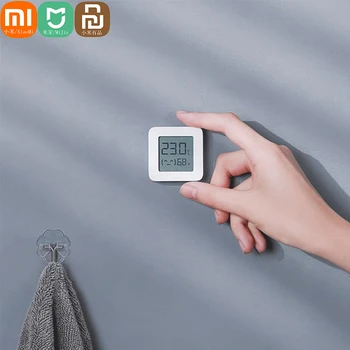 XIAOMI Mijia Smart Bluetooth Термометр 2 Беспроводной Умный Электрический Цифровой Гигрометр-Термометр Работает с приложением Mijia