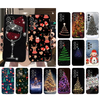 Чехол для телефона с Рождественской Елкой Samsung Galaxy A52S A04S A21S A33 A23 A13 A14 A32 A52 A53 A54 A51 A71 M51