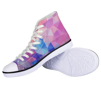Женские кроссовки на плоской подошве с геометрическим рисунком, 3D печать, женская удобная вулканизированная обувь, Zapatos Hombre, прогулочная обувь