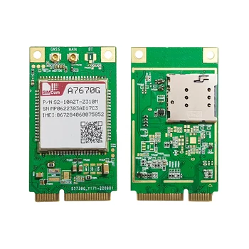 SIMCOM A7670G PCIE Глобальная версия модуля LTE CAT1 только для передачи данных A7670G-плата модуля miniPCIe