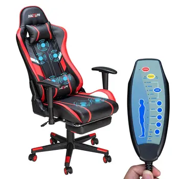Массажное игровое кресло GC-RC03 Эргономичный дизайн высокой спинки Для расслабления поясницы Новые Индивидуальные Компьютерные офисные кресла из искусственной кожи