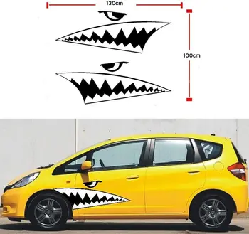 ABy Cool Shark Mouth Teeth Ho Светоотражающие Наклейки На Кузов Автомобиля ABy Cool
