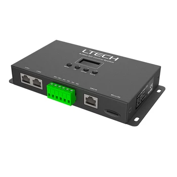 Преобразователь LTECH Artnet В SPI Пиксельный контроллер Ethernet DC5-24V TTL С Цифровым Выходом, Управляющий 680 1360 Точками 4 8 Вселенной