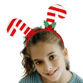 Рождественские повязки на голову, Рождественская шляпа, лента для волос Санта-Клауса, рождественские подарки для девочек, повязка на голову, Рождественский декор
