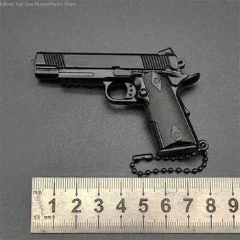 1:3 Высококачественная Металлическая Модель Пистолета KIMBER 1911 Без Надписи Брелок Игрушечный Пистолет Миниатюрный Сплав Коллекция Пистолетов Игрушка В Подарок кулон