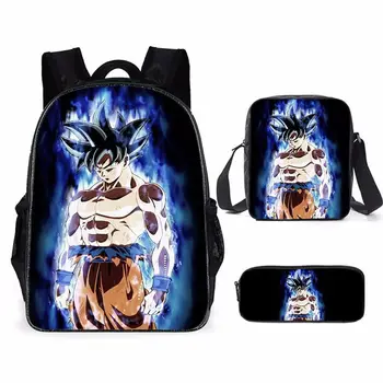 3D-печать Dragon Ball Wukong Периферийная школьная сумка Мультяшный аниме-рюкзак для учащихся начальной и средней школы Mochila