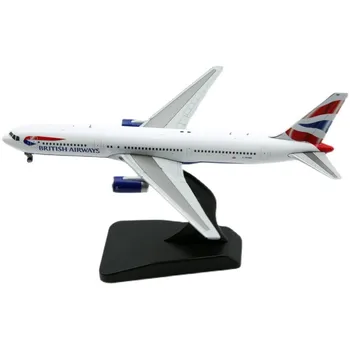 Изготовленный на заказ Авиалайнер Гражданской авиации British Airways B767-300ER Из Сплава и пластика в масштабе 1: 400, Изготовленный На заказ Игрушечный Подарочный Дисплей