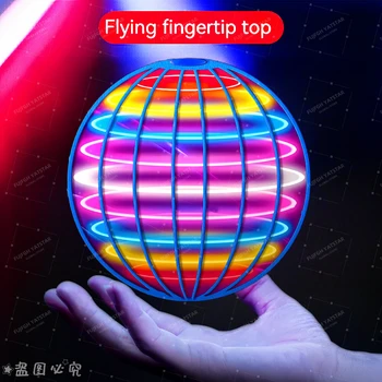Летающий Шар Бумеранг Дрон Flyorb Magic Со Светодиодной Подсветкой Подарок Hover Ball Fly Nova Orb Flying Spinner Непоседа Детские Семейные Игрушки