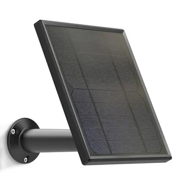 солнечная панель мощностью 6 Вт для EufyCam 2C/2C Pro/E/2 Pro/SoloCam E20 E40 Настенное крепление 13-футовый Кабель питания (Черный)