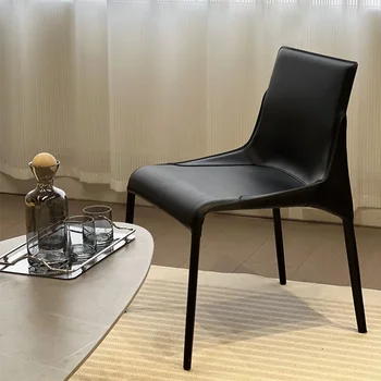 Обеденный стул Nordic из искусственной кожи, Офисный Свадебный кухонный туалетный столик, обеденный стул Modern Balcony Cadeira Jantar Home Furniture BL50DC