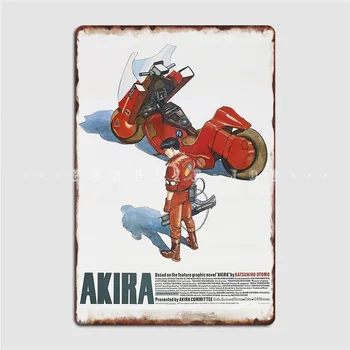 Плакат Akira Design, металлическая табличка, персонализированный настенный декор для клуба, жестяные плакаты с вывесками