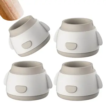 Силиконовые чашечки для мебельных ножек, Эластичные протекторы для мебельных ножек, защитные чехлы для мебельных ножек для гостиной, спальни, кабинета