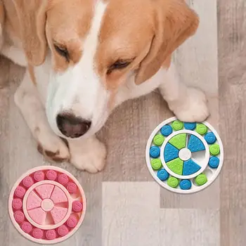 Кормушка для собак-Головоломок Интерактивные Игрушки Для Собак Творческие Игрушки Для Тренировки IQ Домашних Животных Умственное Обогащение Собачье Лакомство Головоломка От Удушья Лакомство Игрушка