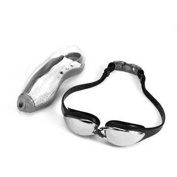 Очки для плавания с водонепроницаемым покрытием HD, Не протекающие, Защитный чехол для профессиональных спортивных очков для плавания, регулируемый Синий