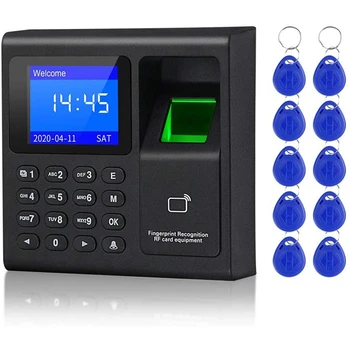 Биометрическая RFID-система контроля доступа RFID-клавиатура USB-система отпечатков пальцев, электронные часы для учета рабочего времени, кассовый аппарат