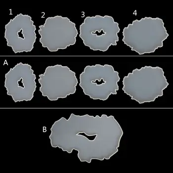Сделай сам Круглую кристаллическую форму из эпоксидной смолы, подходящую для литья смолы