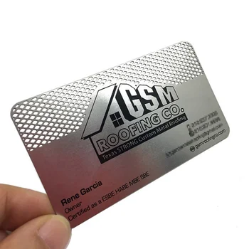 На заказ. продукт.Высококачественная роскошная металлическая визитная карточка на заказ / карточка из нержавеющей стали / Пустая черная карточка с дизайном и