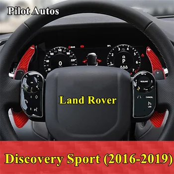 Для спортивного автомобиля Land Rover Discovery, рычаг переключения передач, удлиненная отделка рычага переключения передач, чехол из натурального углеродного волокна, 2016-2019