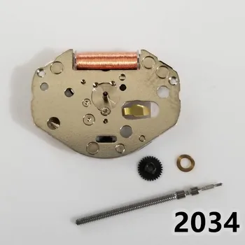 Новый оригинальный японский кварцевый механизм с тремя иглами 2034 года выпуска без календаря, подлинный электронный часовой механизм, представитель часовых аксессуаров