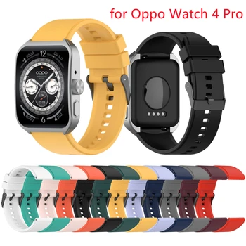 Ремешок Для OPPO Watch 4 Pro Ремешок Для Часов Модный Спортивный Силиконовый Ремешок Сменный Браслет Браслет Для OPPO Watch4 Pro Band