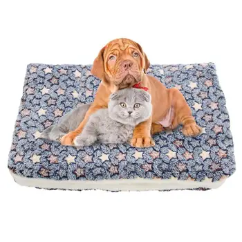 Милое кошачье одеяло, коврики для сна домашних животных, Мягкая подстилка для собак, Пушистое одеяло для домашних животных, Фланелевый плед, Теплые коврики для домашних животных, Уютное Успокаивающее Кошачье одеяло