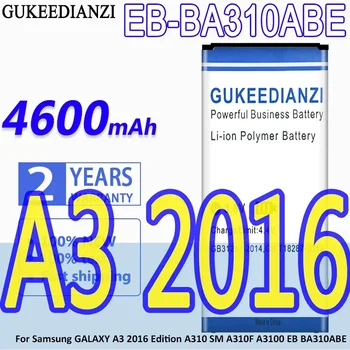 GUKEEDIANZI EB-BA310ABE 4600 мАч Аккумулятор Для Samsung GALAXY 2016 Edition A3 A310 SM A310F A3100 Замена телефона Новыми Батареями