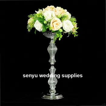 Новый стиль, популярные акриловые свадебные колонны, акриловая подставка для цветов для украшения вечеринки senyu0263
