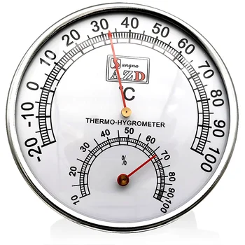Качественный металлический термометр с круглым кронштейном диаметром 120 мм, мини-спиртовой круговой термограф, гидротермограф Цельсия