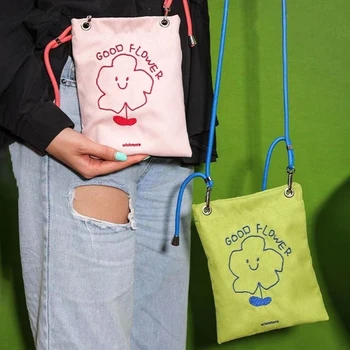 Новая оригинальная маленькая сумка через плечо Summer Flower Luxury Sense Small Crowd Женская сумка Мобильный кошелек Zero Кошельки и сумки-клатчи