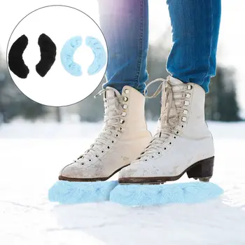 Набор для катания на коньках Эластичные чехлы для лезвий, рукава для коньков, защитные чехлы из полиэстера, обувь для катания на коньках, защитный хоккей