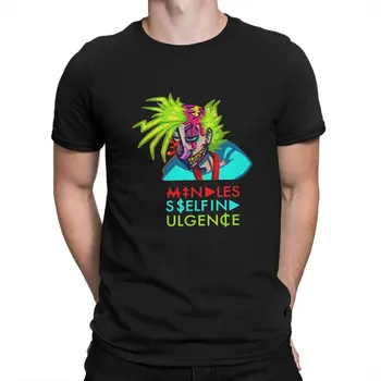 Модная мужская футболка в стиле панк с мультяшным рисунком, футболка с круглым вырезом, футболка с коротким рукавом Mindless Self Indulgence, летняя одежда