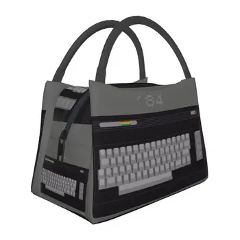 Ретро Commodore 64 Портативные Ланч-Боксы C64 Amiga Компьютерный Кулер Термальная Пищевая Изолированная Сумка Для Ланча Офисный Рабочий Контейнер Pinic