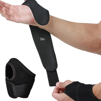 1 Пара бандажей для запястья, регулируемые ремешки для поддержки запястья, для занятий фитнесом, тяжелой атлетикой, при тендините, артрите запястного канала