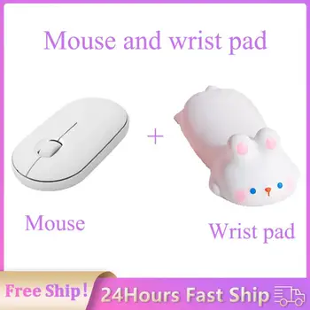 2023 Новая двухрежимная беспроводная мышь Pebble Mute Mouse M350 Bluetooth 2,4 ГГц офисная мышь Несколько стилей на выбор