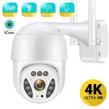 BESDER 4K 8MP 5MP Ultra HD PTZ WiFi IP-Камера AI Обнаружение человека 1080P UHD Аудио IP-Камера Автоматическое Отслеживание P2P Видеонаблюдение