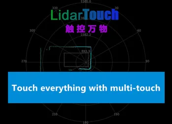 Интерактивное программное обеспечение лазерного радара LidarTouch программа интерактивной проекции с несколькими касаниями