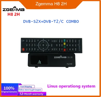 2023 Zgemma H8.2H Спутниковый ТВ-ресивер Linux Enigma2 Рецептор DVB-S2X + DVB-T2/C H2.65 1080P HD Цифровой Спутниковый ресивер